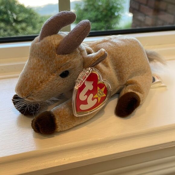 Goatee The Billy Goat 1999 Ty Original Beanie Baby in Mint Condition 7” w tags - Picture 1 of 6